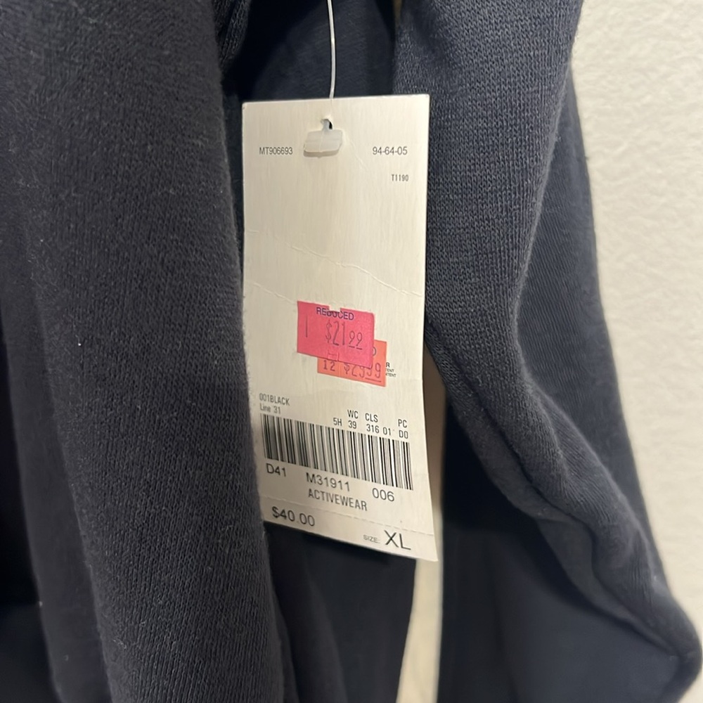 VTG David Taylor Green Black Men’s XL Zip Up Sweater with Color Block Design - Picture 2 of 5
